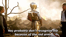red arm c3po threepio you probably dont recognize me because of the red arm