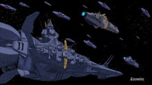 Battleship Gundam GIF - Battleship Gundam Spaceship GIFs