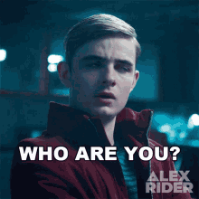 Who Are You Alex Rider GIF - Who Are You Alex Rider Whats Your Name GIFs
