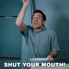 Shut Your Mouth Anthony Mennella GIF - Shut Your Mouth Anthony Mennella Culter35 GIFs