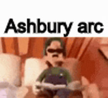 Ashbury Luigi GIF - Ashbury Luigi Falling Asleep GIFs