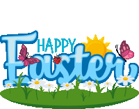 Happy Easter Spring Fling Sticker - Happy Easter Spring Fling Joypixels Stickers