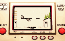 mr game and watch super smash bros game and watch