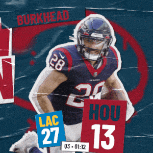Houston Texans (13) Vs. Los Angeles Chargers (27) Third Quarter GIF - Nfl  National football league Football league - Discover & Share GIFs