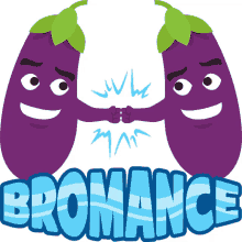bromance eggplant life joypixels eggplant bro