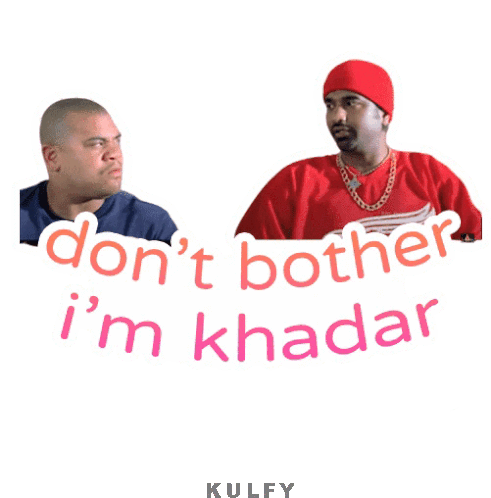 Dont Bother Im Khadar Sticker Sticker - Dont Bother Im Khadar Sticker Vennela Movie Stickers