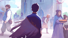 Standing On A Bustling Street The Mageseeker A League Of Legends Story GIF
