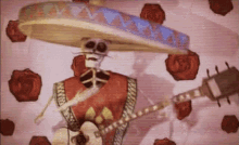 Skeleton Guitar GIF - Skeleton Guitar Sing GIFs