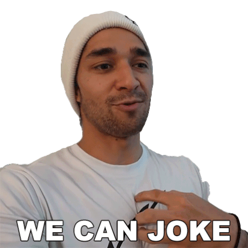 We Can Joke About Some Things Wil Dasovich Sticker - We Can Joke About Some Things Wil Dasovich Were Joking Stickers