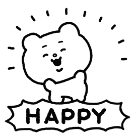 Happy ベタックマ Sticker - Happy ベタックマ Betakkuma Stickers