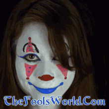 clown fools world the fools world wink flirt