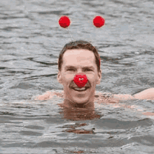 Rednose Swimming GIF - Rednose Swimming Benedict Cumberbatch GIFs