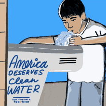 America Deserves Clean Water Joe Biden GIF