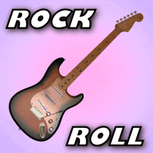 rock and roll fender guitar stratocaster electric guitar rock music