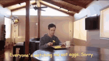 Alex Wyse Indoor Boys GIF - Alex Wyse Indoor Boys Watching Me Eat Eggs GIFs