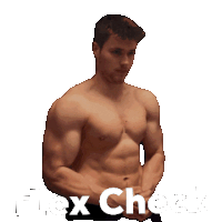 Flex Check Sam Mandigo Sticker - Flex Check Sam Mandigo Sam Stickers