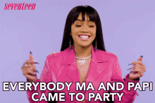 Everybody Ma And Papi Came To Party Singing GIF - Everybody Ma And Papi Came To Party Ma And Papi Came To Party GIFs
