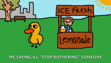 Ice Fresh Lemonade GIF - Ice Fresh Lemonade Duck GIFs