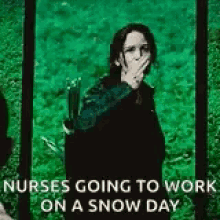 Snow Day GIF - Snow Day Nurse GIFs