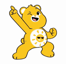 Care Bears Funshine Bear GIF - Care Bears Funshine Bear Care Bears Unlock The Magic GIFs
