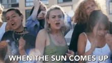 When The Sun Comes Up Hands Up GIF - When The Sun Comes Up Hands Up Arms Up GIFs