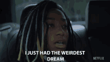I Just Had The Weirdest Dream Rose Walker GIF - I Just Had The Weirdest Dream Rose Walker Vanesu Samunyai GIFs