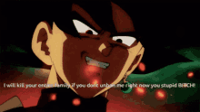 I Will Rip Your Guts Out Goku Black GIF - I Will Rip Your Guts Out Goku Black Unban Me GIFs