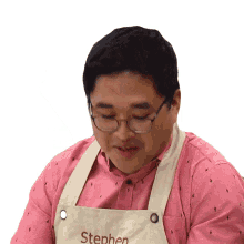 laughing stephen nhan the great canadian baking show hahaha lol
