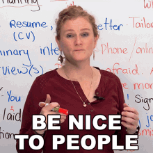 Be Nice To People Ronnie GIF - Be Nice To People Ronnie Engvid GIFs