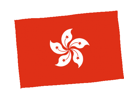 Flag Country Sticker - Flag Country Hong Kong Stickers