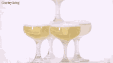 Champagne Tower Pouring GIF