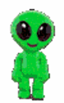green alien dance