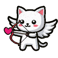a cartoon drawing of a fox with a pink nose