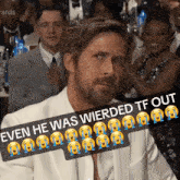 Ryan Gosling Even She Was Wierded Tf Out GIF - Ryan Gosling Even She Was Wierded Tf Out Even He Was Wierded Tf Out GIFs