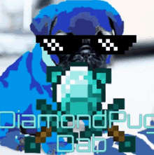 Mlg Diamond Pug Dab GIF - Mlg Diamond Pug Dab Mlg Pug GIFs