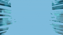a drawing of a girl with her arms crossed in front of a blue background