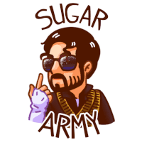 Sugarlab Sugararmy Sticker - Sugarlab Sugararmy Helixhelix54 Stickers
