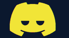 a discord logo with a red yellow and green colored face