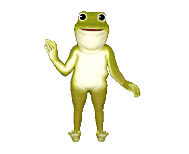 Frog Wave Sticker - Frog Wave Dance Stickers