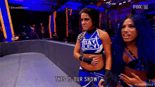 Wwe This Is Our Show GIF - Wwe This Is Our Show Sasha Banks GIFs