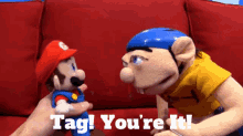 Sml Mario GIF - Sml Mario Tag Youre It GIFs
