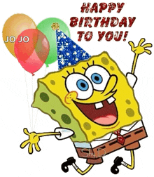 Spongebob Happy Birthday GIF