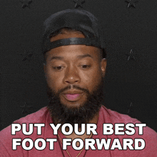 Put Your Best Foot Forward Brandon Nelson GIF - Put Your Best Foot Forward Brandon Nelson The Challenge All Stars GIFs