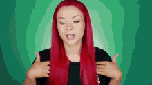 Lucy Oriole Hot Pink Hair GIF - Lucy Oriole Hot Pink Hair Magenta Hair GIFs