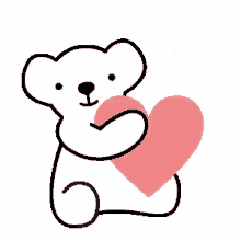 Cute Bear GIF - Cute Bear Hearts GIFs