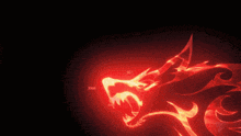 a glowing red dragon with the numbers 666 on its head