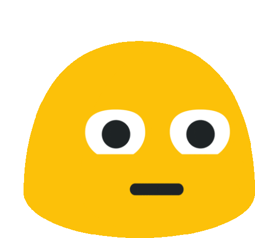 Emoji Rolls Eyes Sticker - The Blobs Live On Eyeroll Sighs Stickers