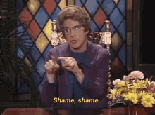 The Church Lady Shame On You GIF - The Church Lady Shame On You Tisk GIFs