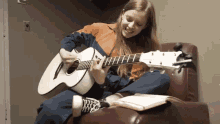 Guitar Practicing GIF - Guitar Practicing Jamming Out GIFs