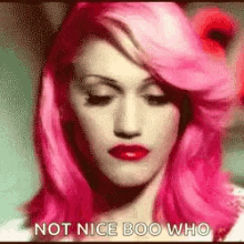 Gwen Stefani Not Nice Boo Who GIF - Gwen Stefani Not Nice Boo Who Not Feeling Iit GIFs